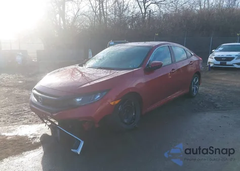 2019 Honda Civic Lx z USA, uszkodzony, nr VIN 19XFC2F64KE213035